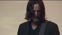 Keanu Reeves rockstar in Italia
