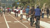 Inaugurata la pista ciclabile sulla Riviera di Ponente in Liguria