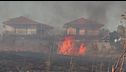 Caldo torrido, incendi e black out