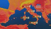 Caldo e afa fino a ferragosto