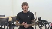 Bortuzzo, rotta la sedia a rotelle