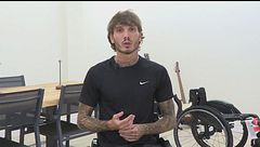 Bortuzzo, rotta la sedia a rotelle