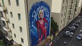 Bologna, un murale per Raffaella
