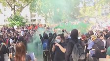 Studenti in piazza, caos in Francia