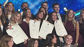 La consegna dei diplomi del master di Publitalia