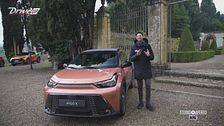 Nuova Toyota Aygo X, test drive a Firenze
