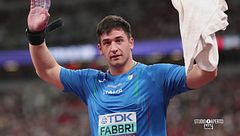 L'atleta Leonardo Fabbri