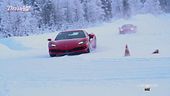Ferrari, Corso Pilota On-Ice, spettacolo in Lapponia