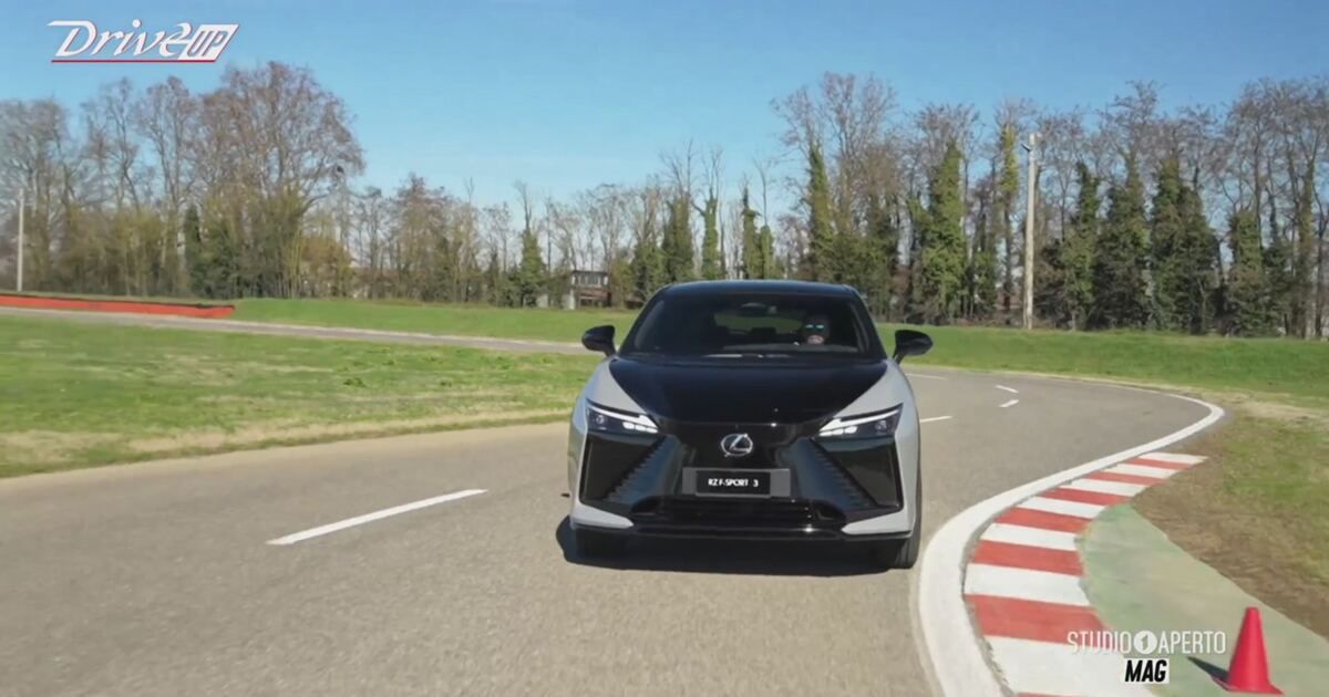 Studio Aperto MAG: Lexus RZ F Sport, potenza ed efficienza in pista ...