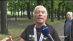 Un 90enne con record nella maratona