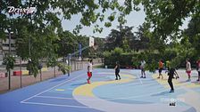 Ford opera nel sociale, la casa autrice della rinascita di un campetto di Basket