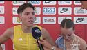 L'atleta Francesco Pernici