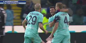 Il Bologna a Como