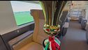 In treno con la Coppa