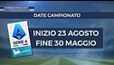 Serie A: ecco le date della prossima stagione
