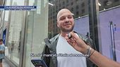 In giro per New York con la maglia dell'Italia