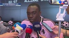 Ekhator, emozione Juve