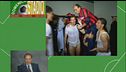 Franco Baresi dopo la vittoria dello scudetto nel 1992
