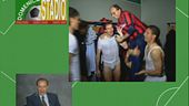 Franco Baresi dopo la vittoria dello scudetto nel 1992