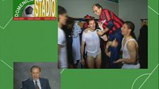 Franco Baresi dopo la vittoria dello scudetto nel 1992