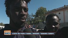 A Ceuta tra paura e rabbia, i migranti: "Sognamo l'Europa"