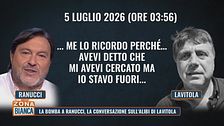La bomba a Ranucci, la conversazione sull'alibi di Lavitola