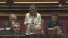 Meloni alle Camere, "Non vogliamo entrare nella guerra a Teheran"