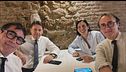 Conte, Schlein, Bonelli e Fratoianni, scatto dei 4 nel ristorante