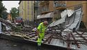 Il maxi fronte dei temporali, grandine e danni in tutto il nord