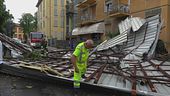 Il maxi fronte dei temporali, grandine e danni in tutto il nord