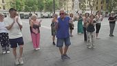 "Anvedi come balla Nando..", a Testaccio le lezioni di ballo in piazza