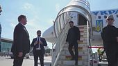 L'aereo sfiorato da un drone, il presidente Zelensky nel mirino