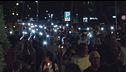 A Roma la fiaccolata di protesta contro le occupazioni a Cinecittà
