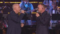 Eros Ramazzotti e Gigi D'Alessio in "Adesso tu"