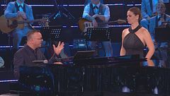 Vanessa Incontrada a lezione di canto da Gigi D'Alessio