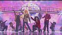 Gigi D'Alessio, Vanessa Incontrada, Paolo Bonolis e Luca Laurenti in "Bucatini disco dance"