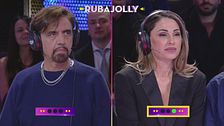 Il "Rubajolly" della quinta puntata: Anna Tatangelo vs Valerio Staffelli