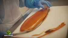 La produzione del salmone affumicato