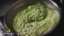 Risotto con mela renetta caramellata