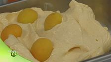 Un gelato eccezionale con purea di frutta fresca