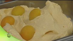 Un gelato eccezionale con purea di frutta fresca