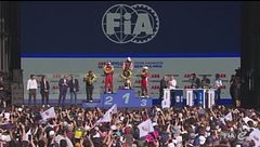 Il podio della gara 1 di Berlino