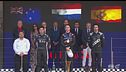Il podio della Gara 1 di Monaco