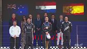 Il podio della Gara 1 di Monaco