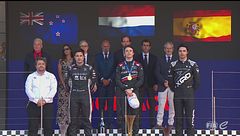 Il podio della Gara 1 di Monaco