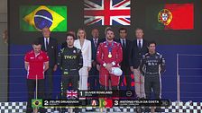 Il podio della Gara 2 di Monaco