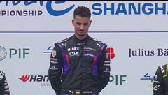 Il podio della gara 1 di Shanghai