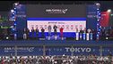 Il podio della Gara 1 di Tokyo