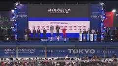 Il podio della Gara 1 di Tokyo