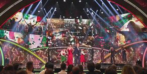 Vanessa Incontrada e Claudio Bisio: "L'Inno d'Italia"